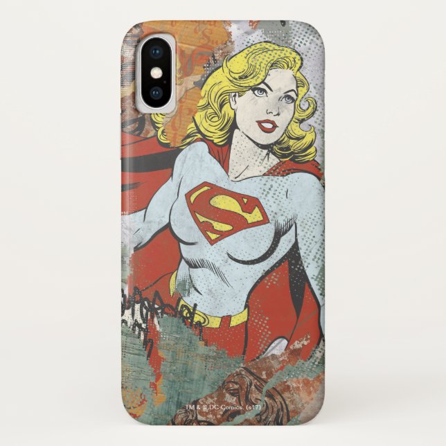 Funda De Case-Mate Para iPhone Supergirl Comics 2 (Reverso)