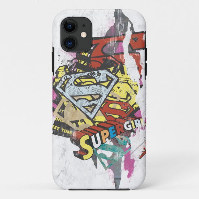 Funda De Case-Mate Para iPhone Supergirl Comics 4 (Reverso)