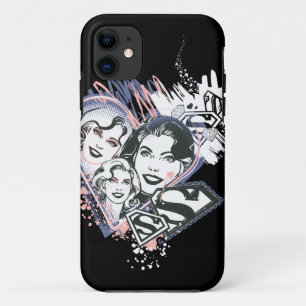 Funda Para iPhone 11 Supergirl Face Collage