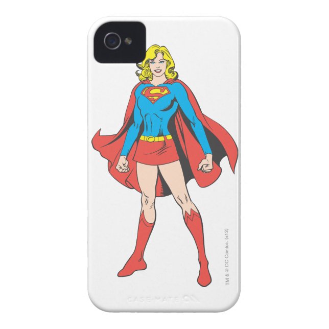 Funda De Case-Mate Para iPhone Supergirl Fight Stands (Atrás)