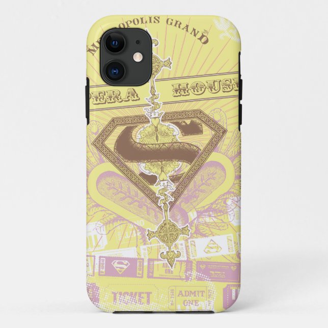 Funda De Case-Mate Para iPhone Supergirl Ópera House Yellow (Reverso)