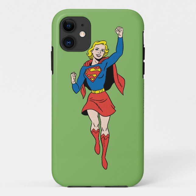 Funda De Case-Mate Para iPhone Supergirl Pose 4 (Reverso)