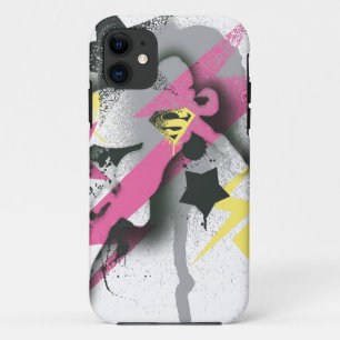 Funda Para iPhone 11 Supergirl Spray Paint
