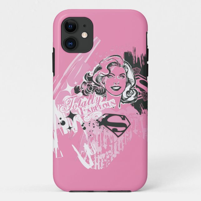 Funda De Case-Mate Para iPhone Supergirl Totalmente Fabuloso (Reverso)