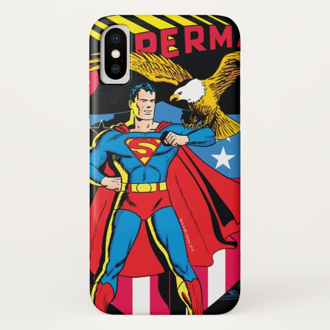 Funda De Case-Mate Para iPhone Superman #14 (Reverso)