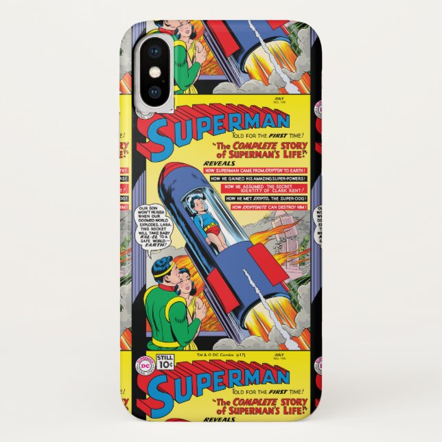 Funda De Case-Mate Para iPhone Superman #146 (Reverso)