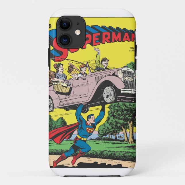 Funda De Case-Mate Para iPhone Superman #19 (Reverso)