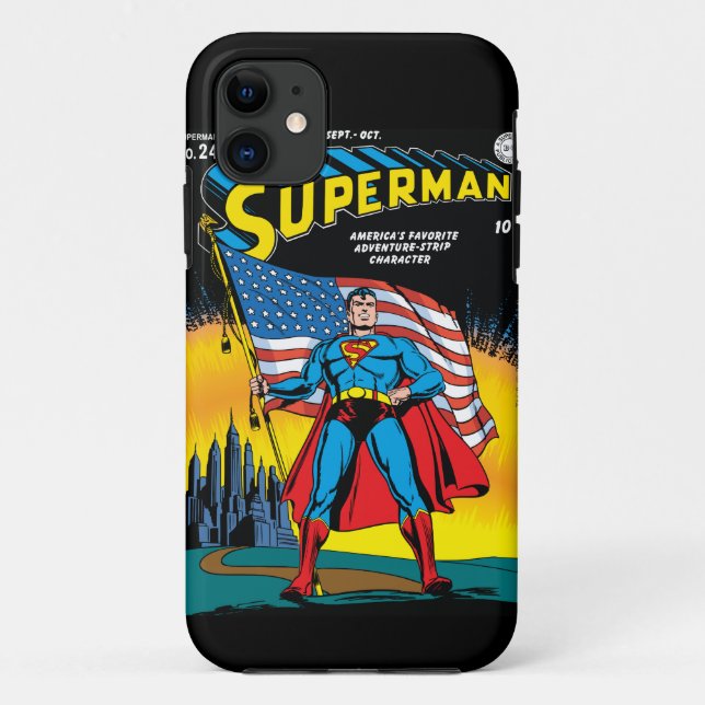 Funda De Case-Mate Para iPhone Superman #24 (Reverso)