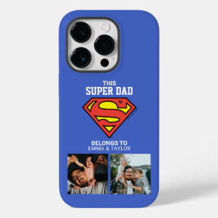 Funda Para iPhone 14 Pro De Case-Mate Superman   "Este Super Papá Pertenece A"