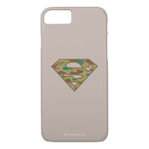 Funda Para iPhone 8/7 Superman S-Shield   Logotipo de camuflaje
