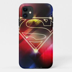 Funda Para iPhone 11 Superman Stylized   Shiny Yellow Outline Logo