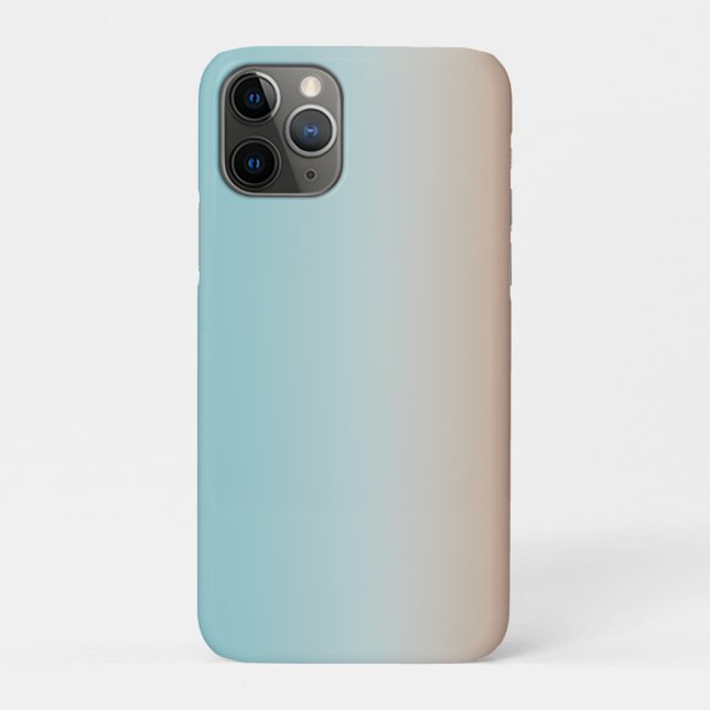Funda De Case-Mate Para iPhone Superposición de playa Ombre (Reverso)