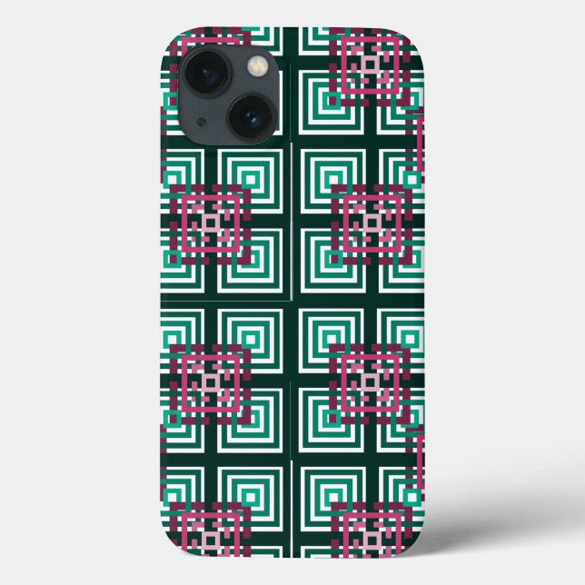 Funda De Case-Mate Para iPhone Superposición de plazas (Reverso)