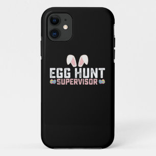 Funda Para iPhone 11 Supervisor de Caza de Huevos de Pascua Divertido C