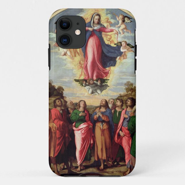 Funda De Case-Mate Para iPhone Suposición de la Virgen (Reverso)