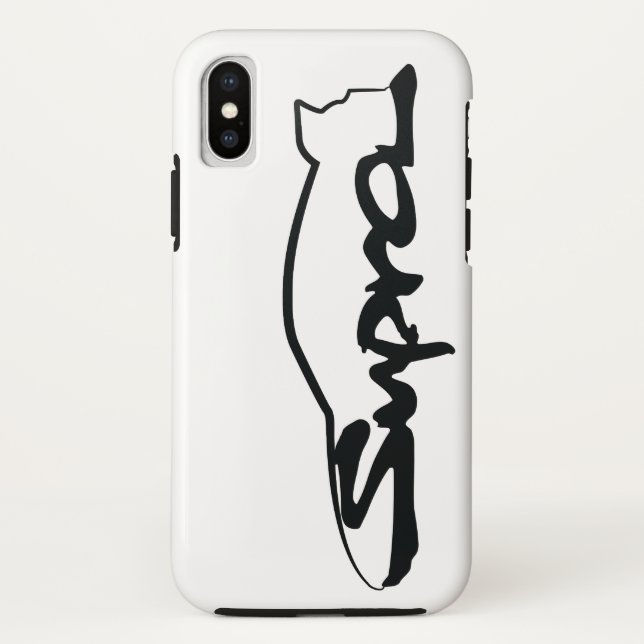 Funda De Case-Mate Para iPhone Supra silueta (Reverso)