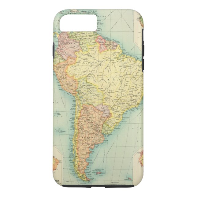 Funda De Case-Mate Para iPhone Suramérica política (Reverso)