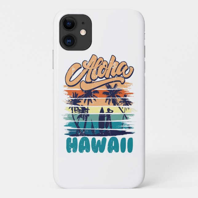 Funda De Case-Mate Para iPhone Surf - Aloha Hawái (Reverso)