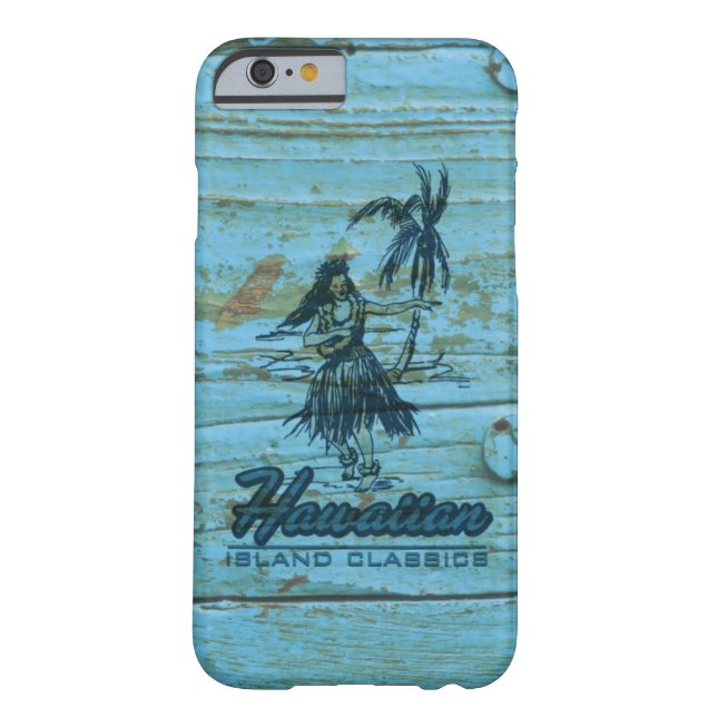 Funda De Case-Mate Para iPhone Surf Shack Hawaiian Faux Wood (Reverso)