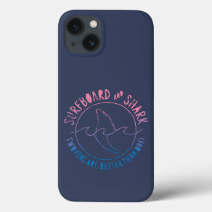 Funda Para iPhone 13 Surf Y Tiburón En Verano