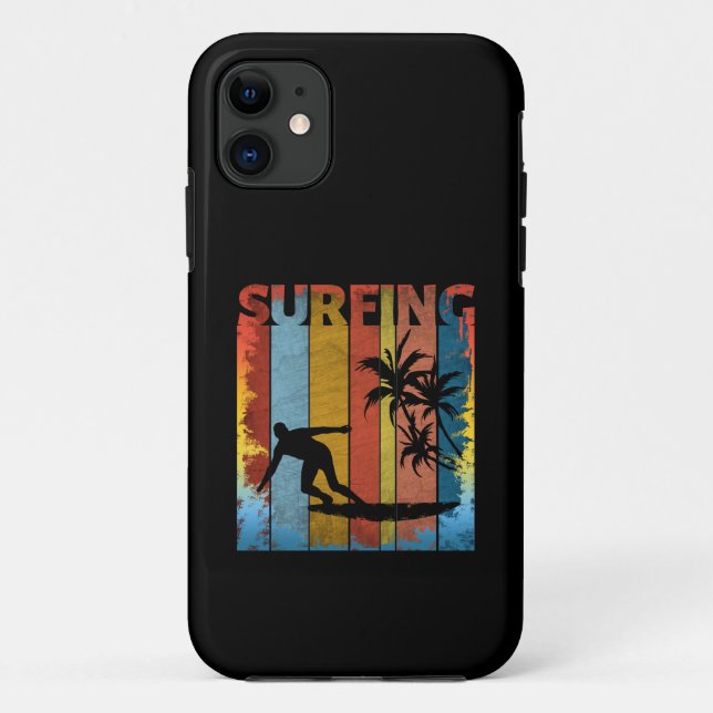 FUNDA DE Case-Mate PARA iPhone SURFING VERANO PLAYA SURFERO (Reverso)