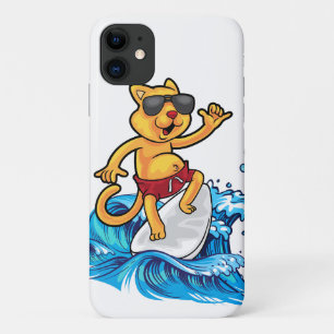 Funda Para iPhone 11 Surfista de gatos de Guay