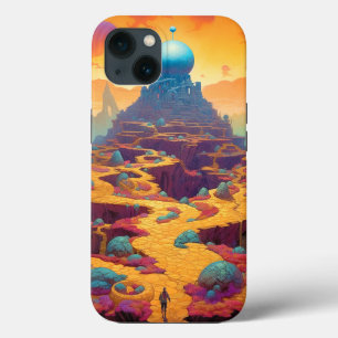 Funda Para iPhone 13 Surreal Fantasy City