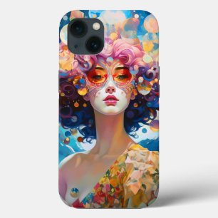 Funda Para iPhone 13 Surreal Lady Fantasy Art