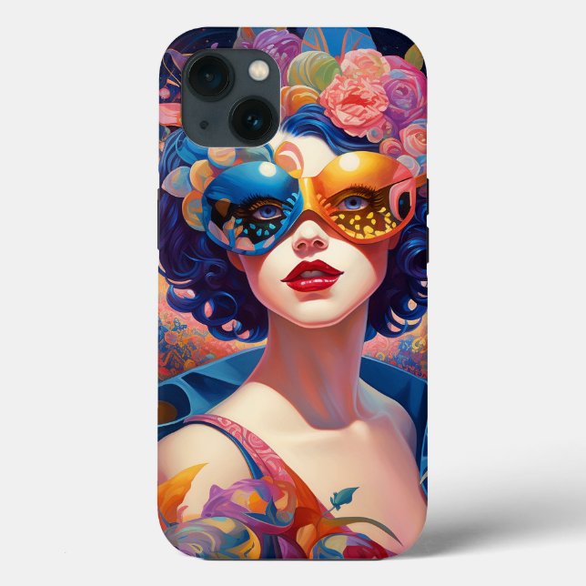 Funda De Case-Mate Para iPhone Surreal Lady Fantasy Art (Reverso )