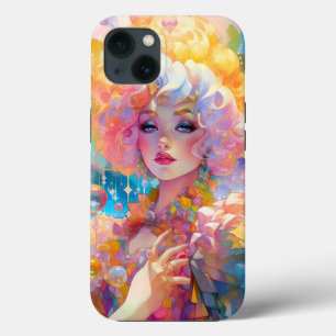Funda Para iPhone 13 Surreal Lady Fantasy Art