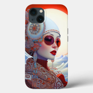 Funda Para iPhone 13 Surreal Lady Fantasy Art