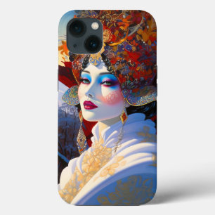 Funda Para iPhone 13 Surreal Lady Fantasy Art