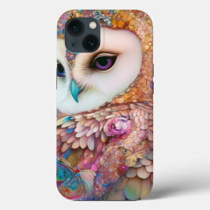 Funda Para iPhone 13 Surreal Owl Fantasy Art