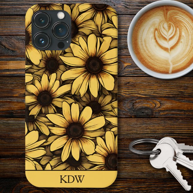 Funda De Case-Mate Para iPhone Susan Monogram Oyed Brown (Subido por el creador)