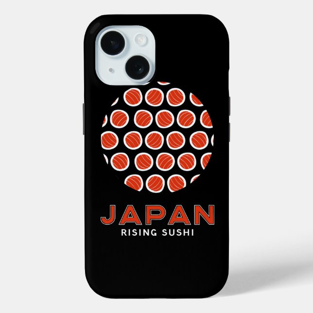 Funda De Case-Mate Para iPhone Sushi en ascenso (Reverso )