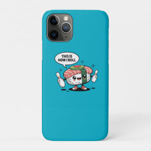 Funda Para iPhone 11 Pro Sushi kawaii con bolas