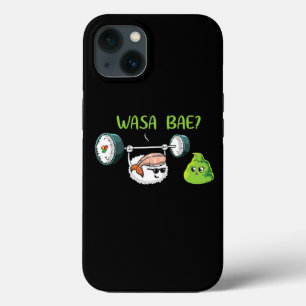Funda Para iPhone 13 Sushi Wasabi Kawaii anime de los juegos de palabra