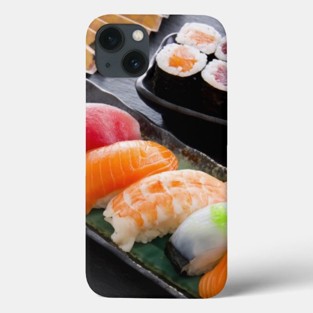 Funda De Case-Mate Para iPhone Sushi y rollos (Reverso)