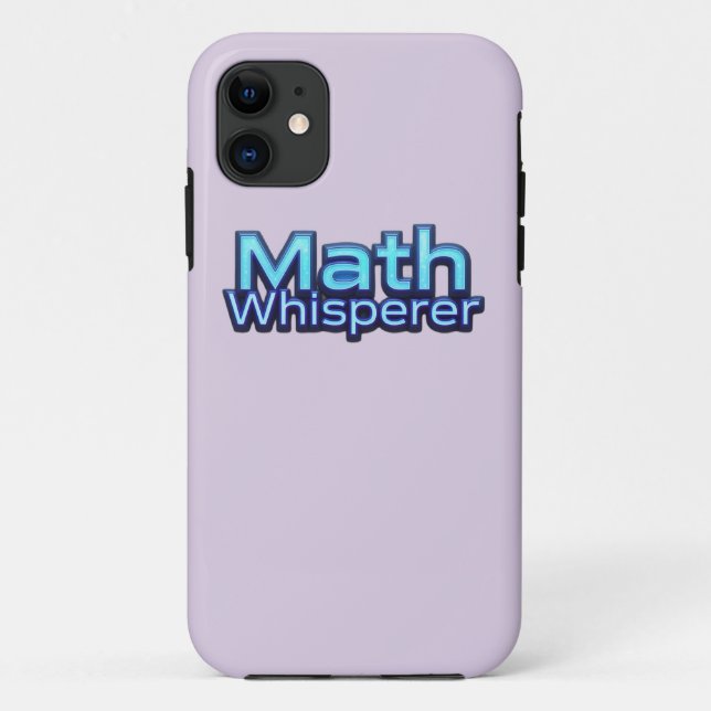 Funda De Case-Mate Para iPhone Susurrador de Matemáticas (Reverso)