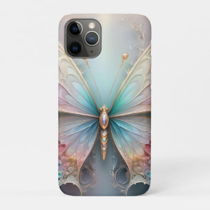 Funda Para iPhone 11 Pro Susurros de Color: Sueño de Mariposa Fractal Paste