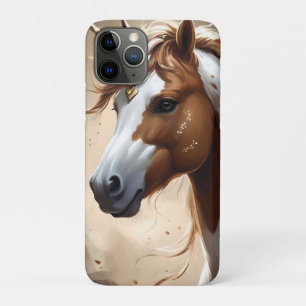 Funda Para iPhone 11 Pro Susurros De La Fantasía Marrón Y Blanca Unicornio,