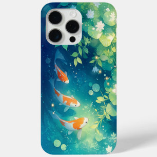 Funda Para iPhone 15 Pro Max Susurros del Estanque de los Koi