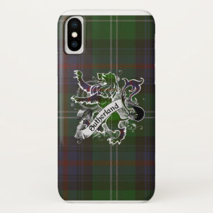 Funda Para iPhone X Sutherland Tartan Lion