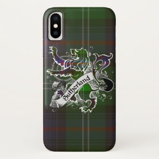 Funda Para iPhone X Sutherland Tartan Lion