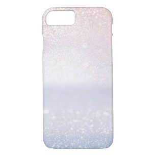 Funda Para iPhone 8/7 Sutil Rubor y Purpurina Lilac Bokeh Elegante