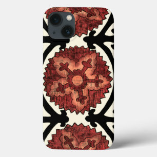 Funda Para iPhone 13 Suzani Style Decorative Floral Pattern