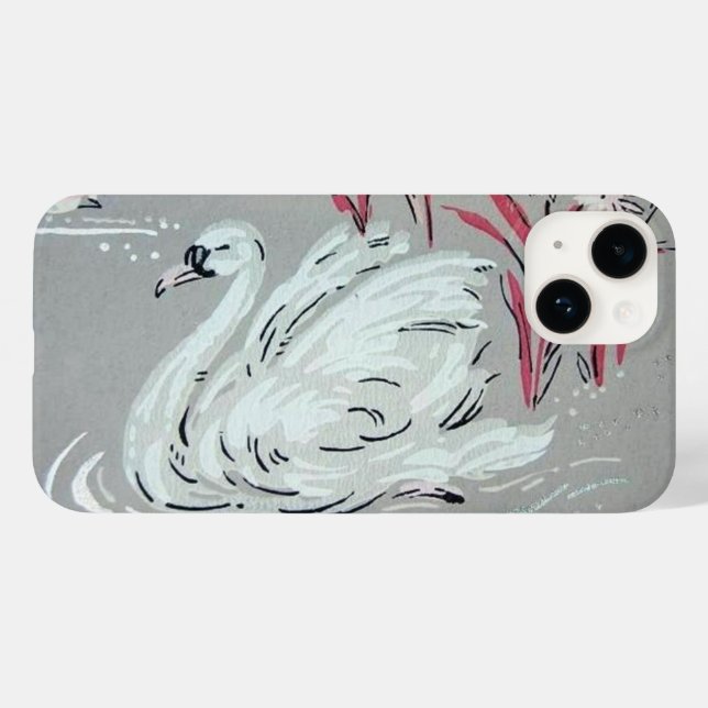 Funda De Case-Mate Para iPhone Swan de venado (Reverso  (Horizontal))