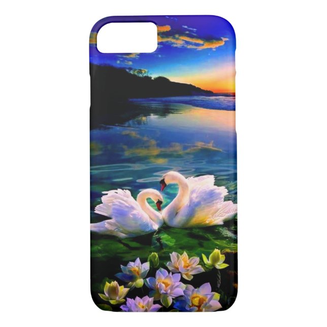 Funda De Case-Mate Para iPhone Swans (Reverso)