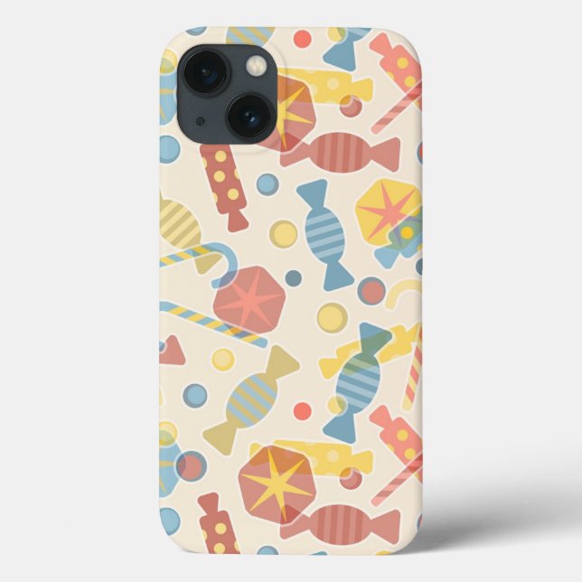 Funda De Case-Mate Para iPhone Sweets And Candy Pattern (Reverso)