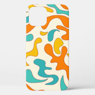 Funda Para iPhone 12 Swirls Retro: Patrón Floral Vintage